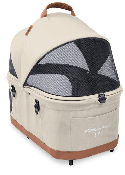 WonderFold P2 Pet Stroller - Sandy Beige - P2-BG