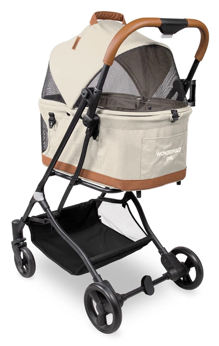 WonderFold P2 Pet Stroller - Sandy Beige - P2-BG
