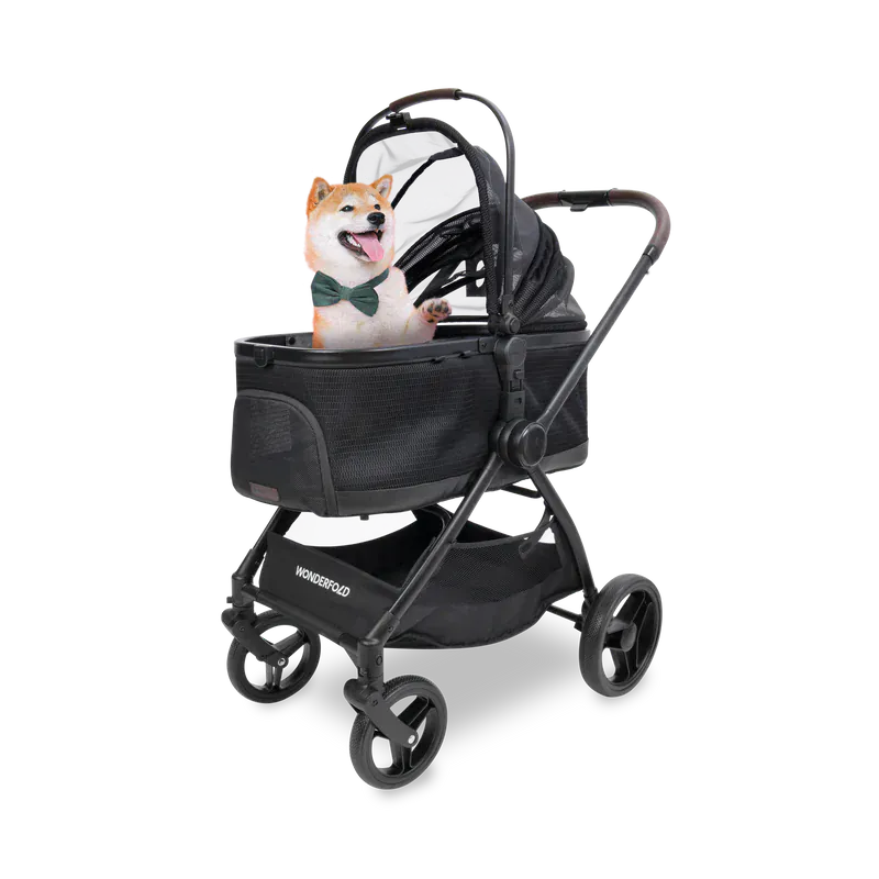 WonderFold P3 Buddy Pet Stroller - P3-BLK