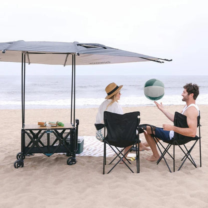 WONDERFOLD S5 Convertible Utility Wagon Canopy - Beige - S5CPY-BG-