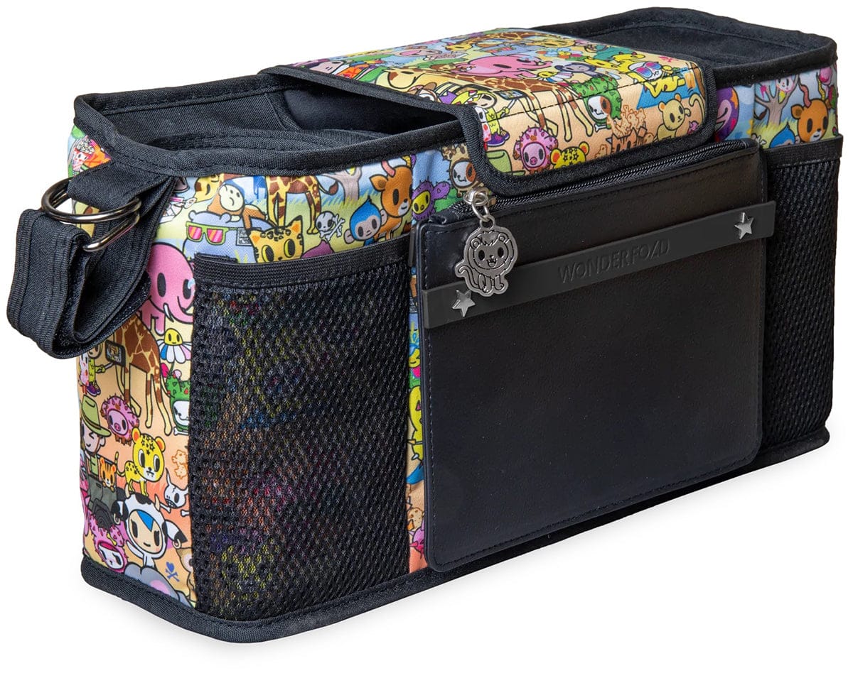 WonderFold Small Parent Console with 2 Insulated Cup Holders - Tokidoki Animalini - PC02-TOKIAN