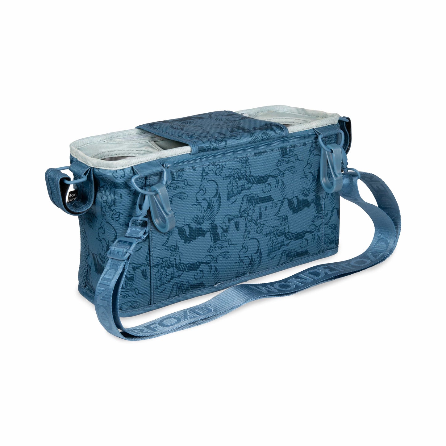 WonderFold Small Parent Console With 2 Insulated Cup Holders - Van Gogh Landscape With Houses - PC02-VGLH
