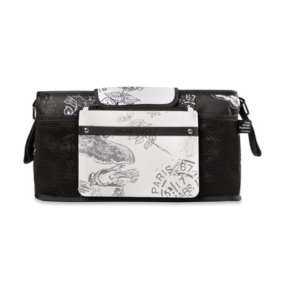 WonderFold Small Parent Console With 2 Insulated Cup Holders - Van Gogh Sketches - PC02-VGSK