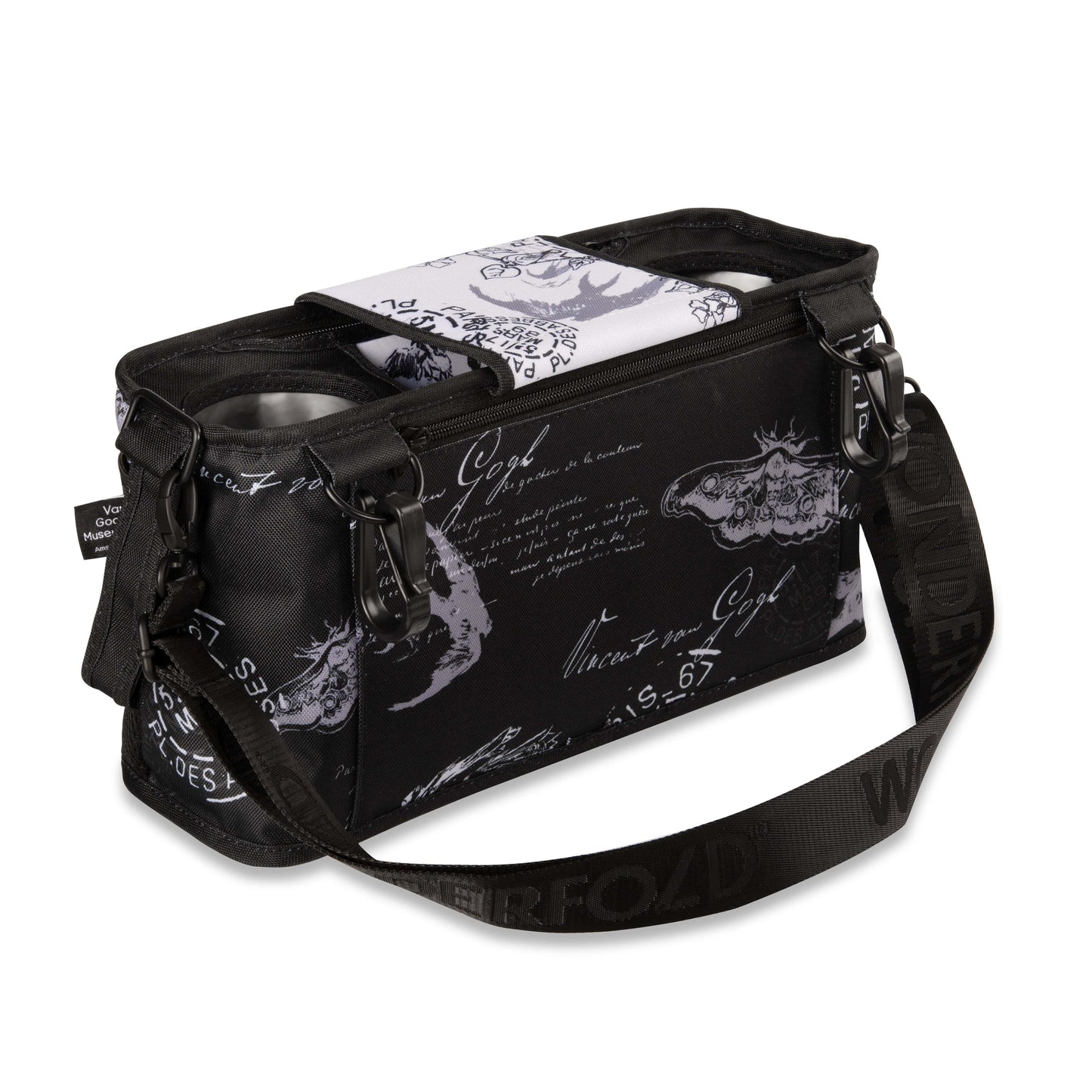 WonderFold Small Parent Console With 2 Insulated Cup Holders - Van Gogh Sketches - PC02-VGSK
