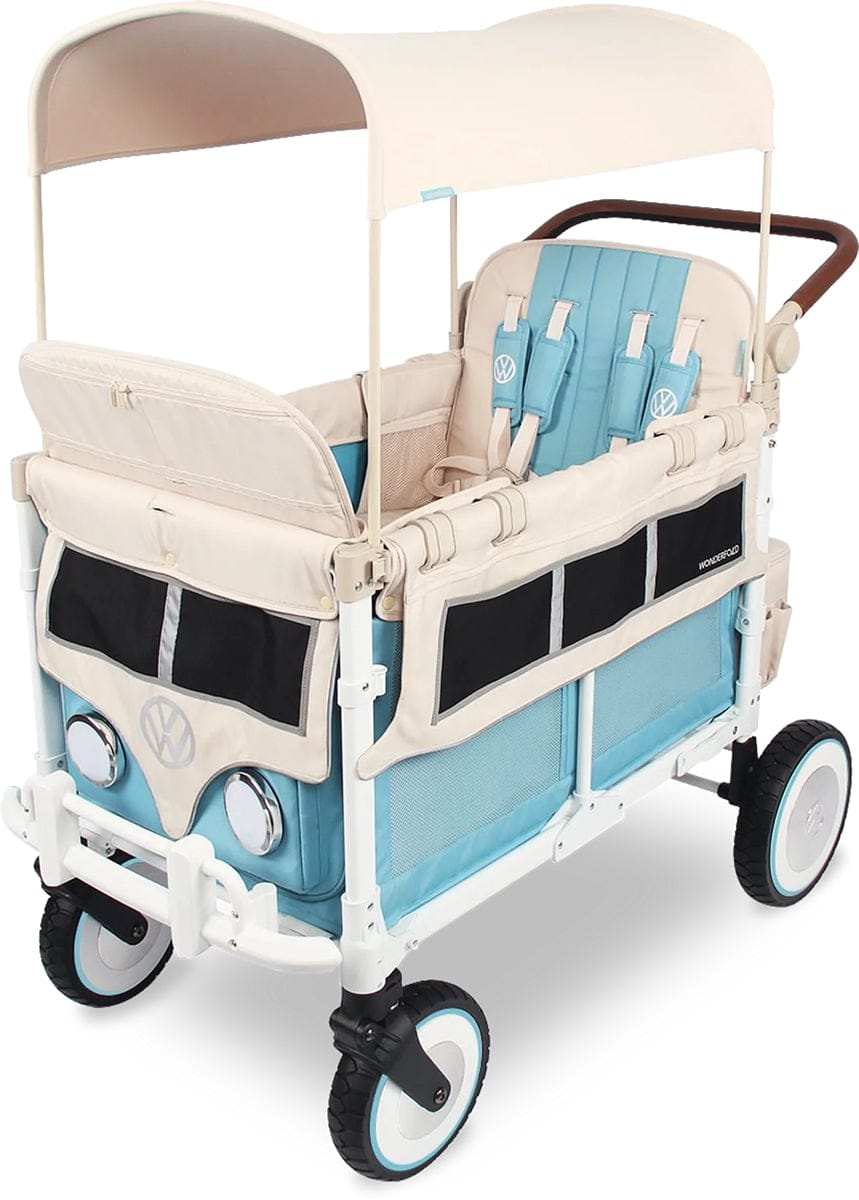 quad stroller wagon WonderFold Volkswagon Special Edition Quad (4 seater) Stroller Wagon