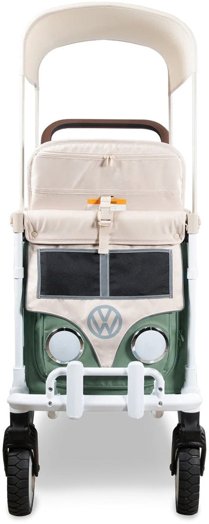 WonderFold VW2 Volkswagon Double (2 Seater) Stroller Wagon - Sage Green - VW2-GN