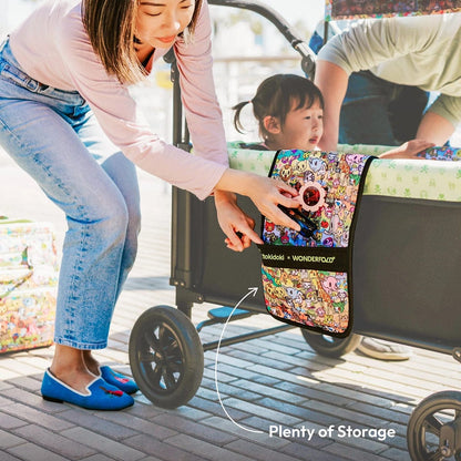 WonderFold W1 Stroller Wagon - Tokidoki Animalini - W1OG-TOKIAN