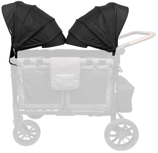 WonderFold W2 2.0 Retractable Stroller Canopy - 2 Pack - 2-W2SRSC
