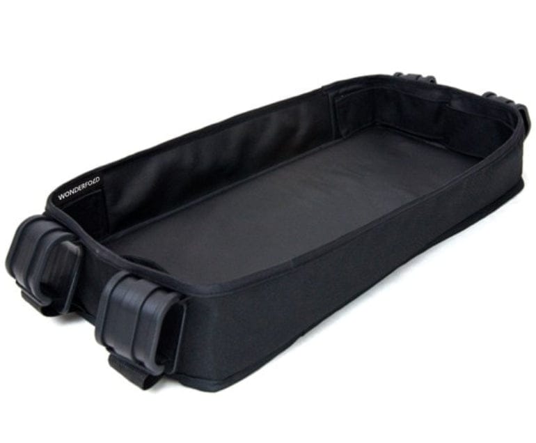 WonderFold W2 Double Sided Snack/Activity Tray with 2 Cup Holders - st02