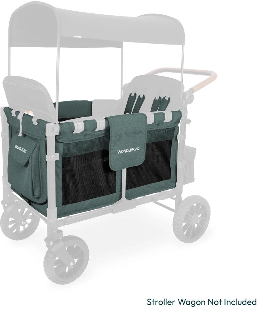 WonderFold W2 Elite / Luxe Carriage Fabric - Hunter Green - W2CF2-HNTGN