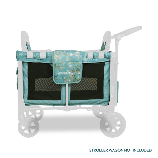 WonderFold W2 Elite/luxe Carriage Fabric - Van Gogh Almond Blossoms - W2CF2-VGAB