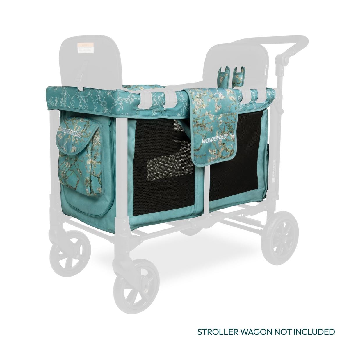 WonderFold W2 Elite/luxe Carriage Fabric - Van Gogh Almond Blossoms - W2CF2-VGAB