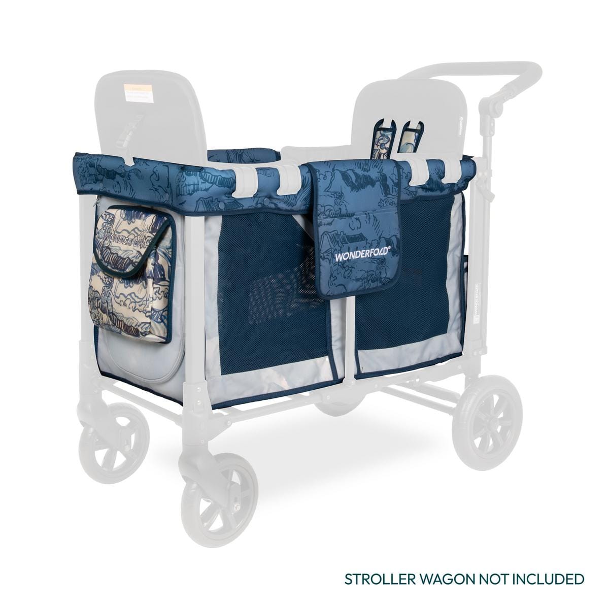WonderFold W2 Elite/luxe Carriage Fabric - Van Gogh Landscape With Houses - W2CF2-VGLH