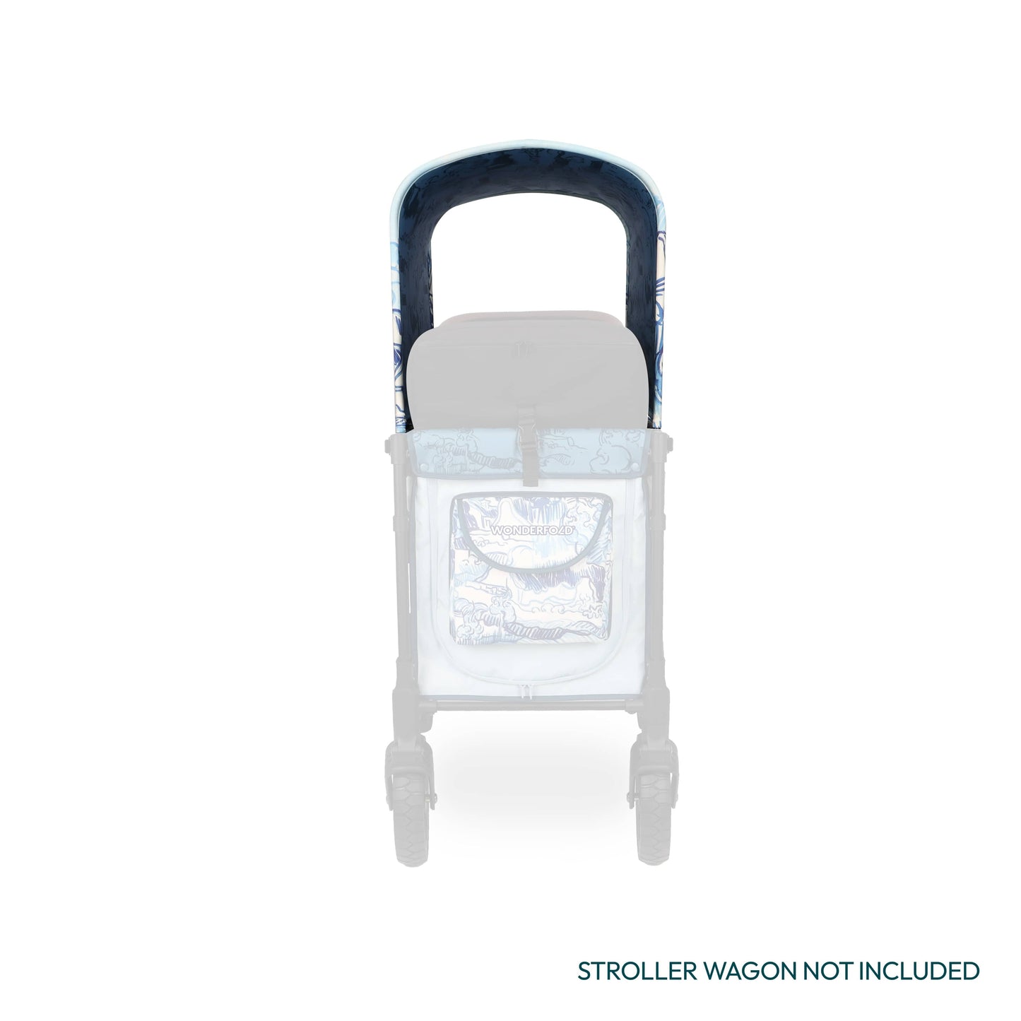WonderFold W2 Elite/luxe Panoramic Canopy - Van Gogh Landscape With Houses - W2ELCPY-VGLH