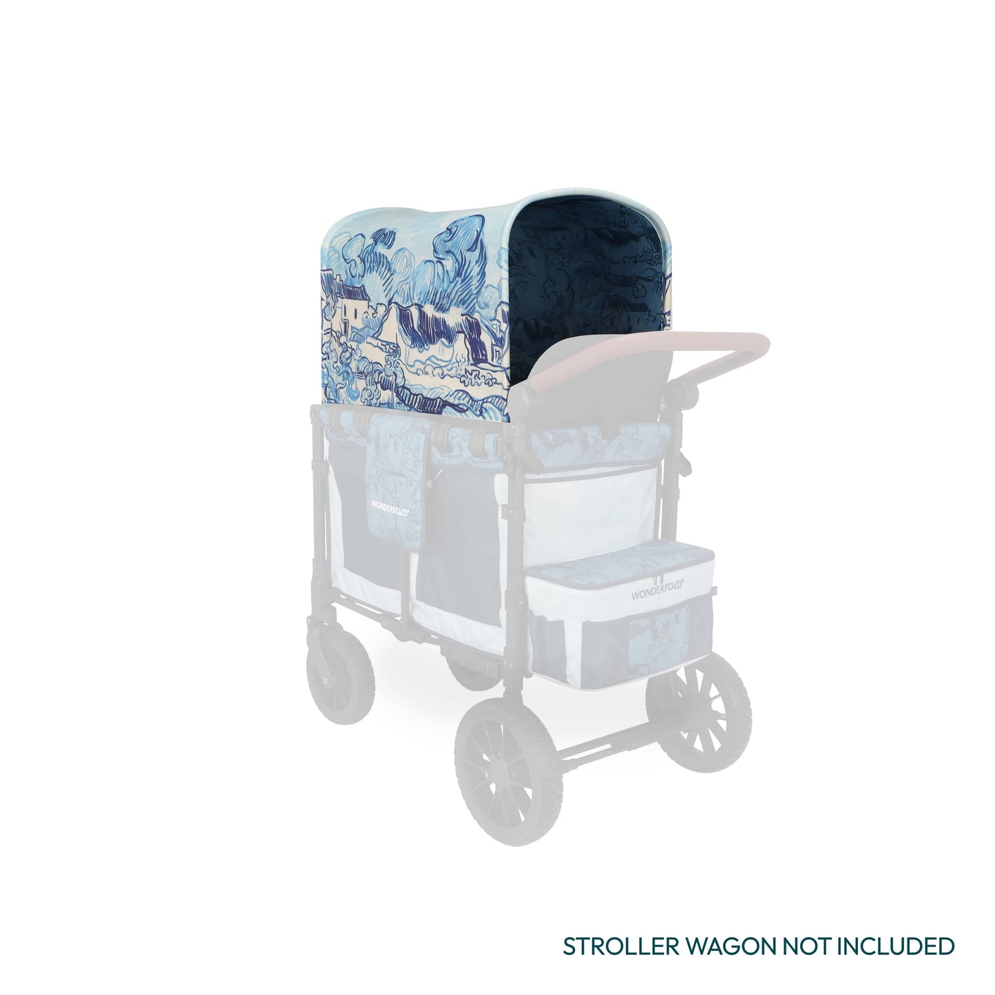 WonderFold W2 Elite/luxe Panoramic Canopy - Van Gogh Landscape With Houses - W2ELCPY-VGLH