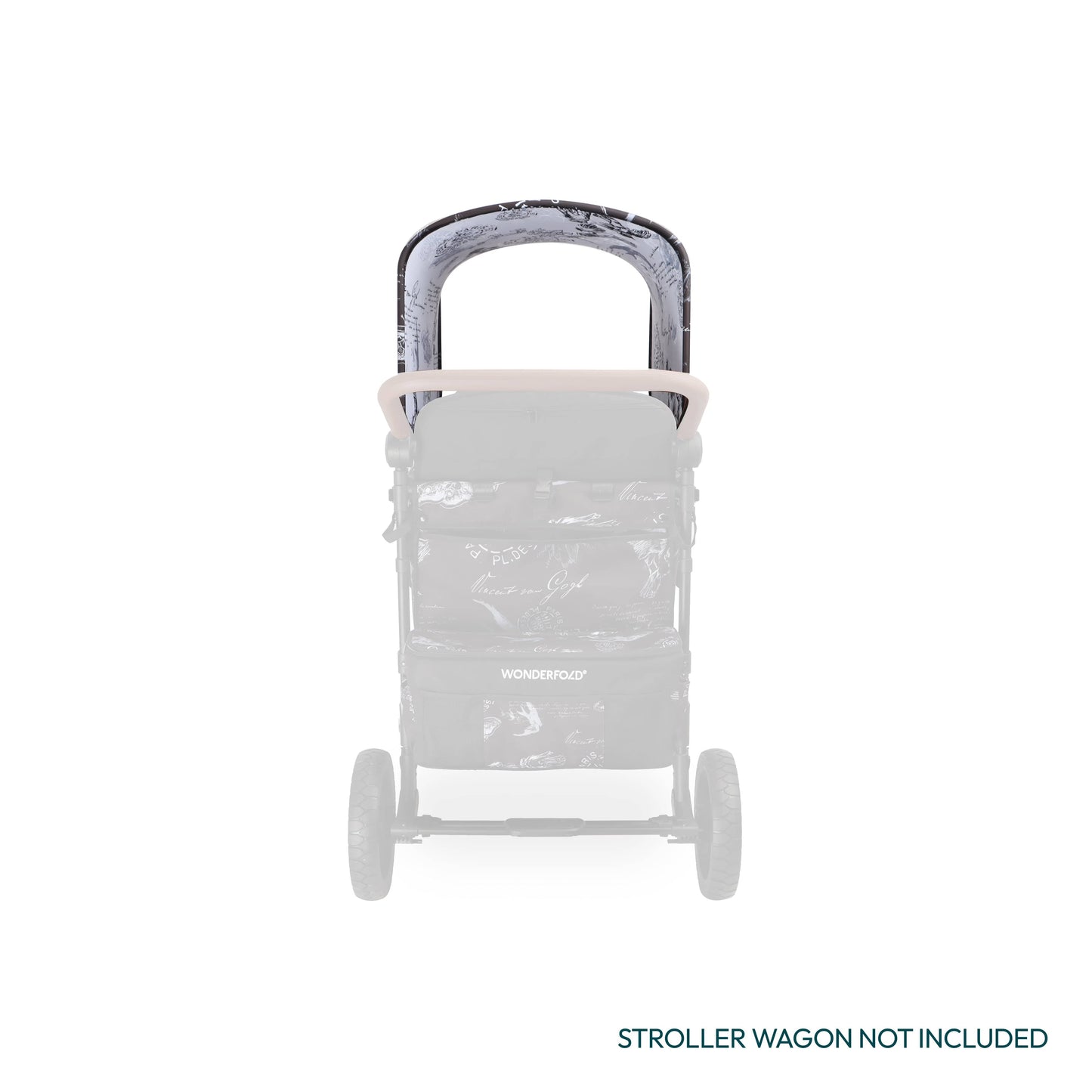 WonderFold W2 Elite/luxe Panoramic Canopy - Van Gogh Sketches - W2ELCPY-VGSK