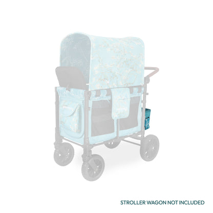 WonderFold W2 Elite/luxe Rear Basket - Van Gogh Almond Blossoms - W2ELRBF-VGAB