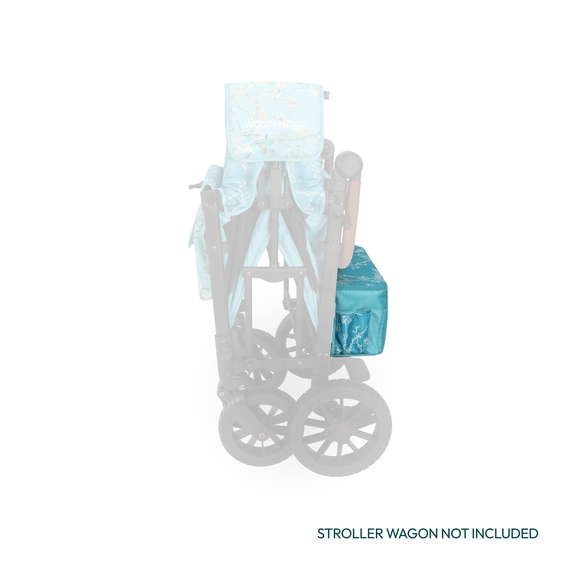 WonderFold W2 Elite/luxe Rear Basket - Van Gogh Almond Blossoms - W2ELRBF-VGAB