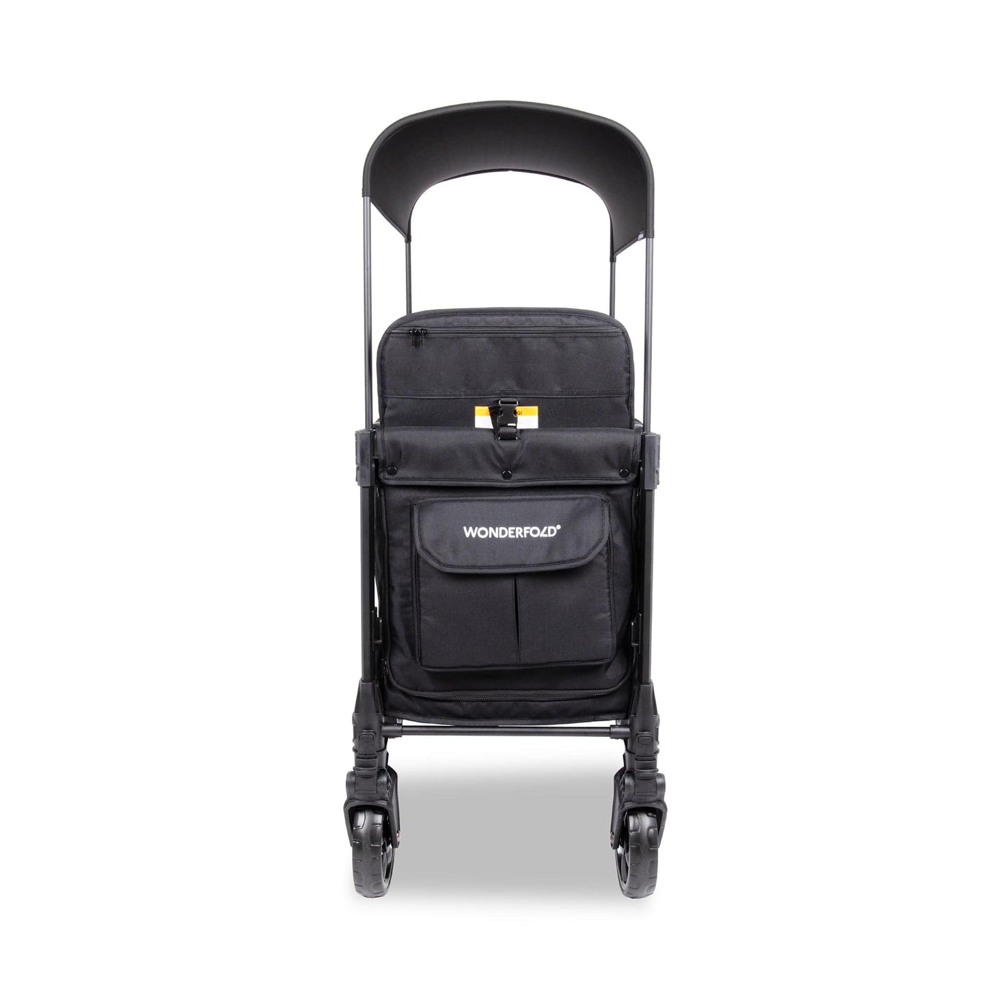 WonderFold W2 Elite Pro (2 Seater) Double Stroller Wagon - Jet Black - W2ELTP-JBLK