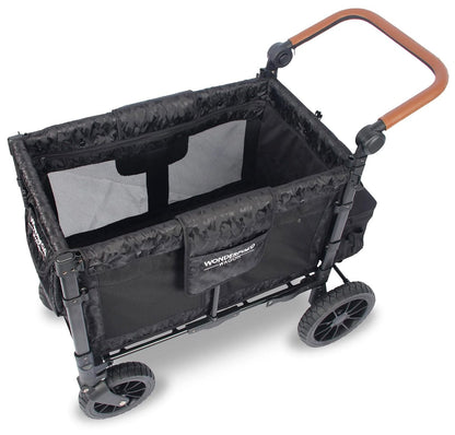 Wonderfold W2 Luxe Multifunctional Double (2 seater) Stroller Wagon - Black Camo - W2-2S-CAMOUFLAGE