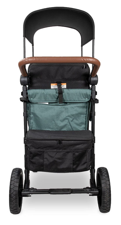 Wonderfold W2 Luxe Multifunctional Double (2 seater) Stroller Wagon - Hunter Green (Albee Exclusive) - W2LUX-HNTGN