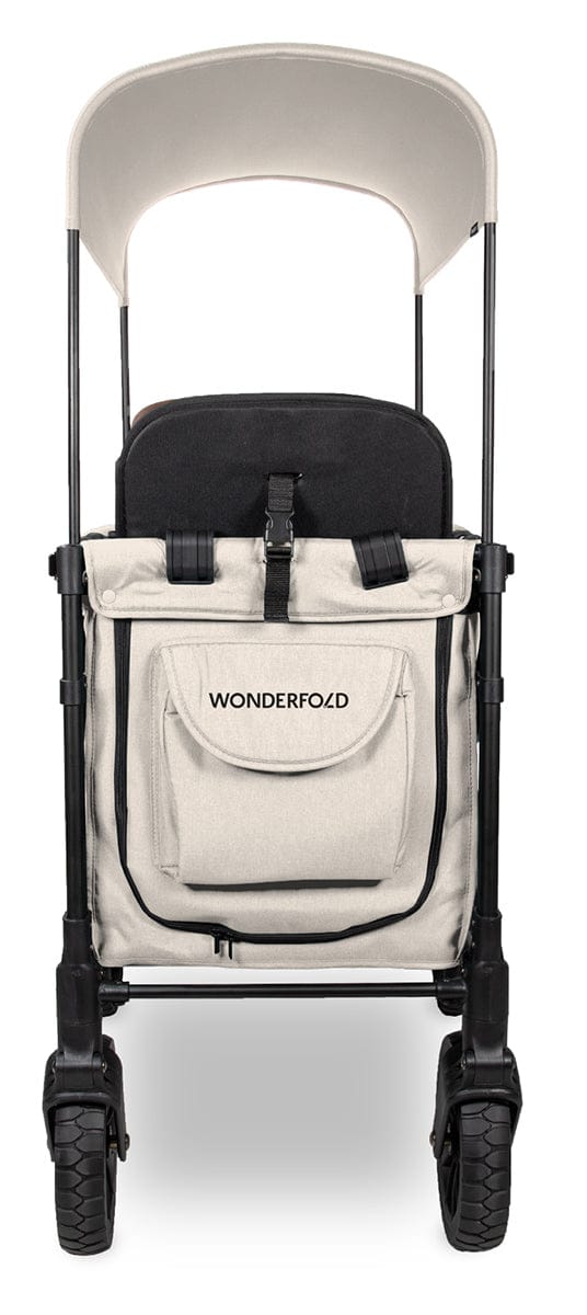 Wonderfold W2 Luxe Multifunctional Double (2 seater) Stroller Wagon - Sandy Beige (Albee Exclusive)