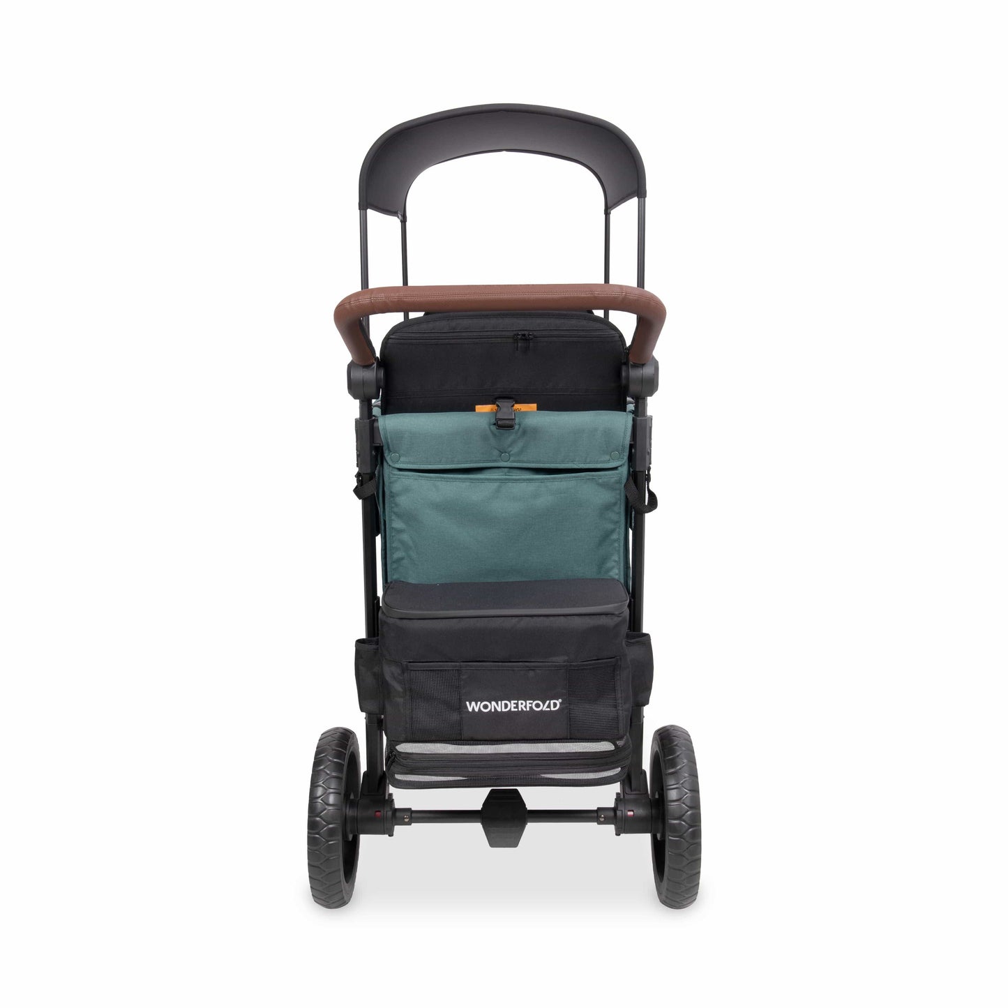 WonderFold W2 Luxe Pro (2 Seater) Double Seater Stroller Wagon - Hunter Green - W2LUXP-HNTGN