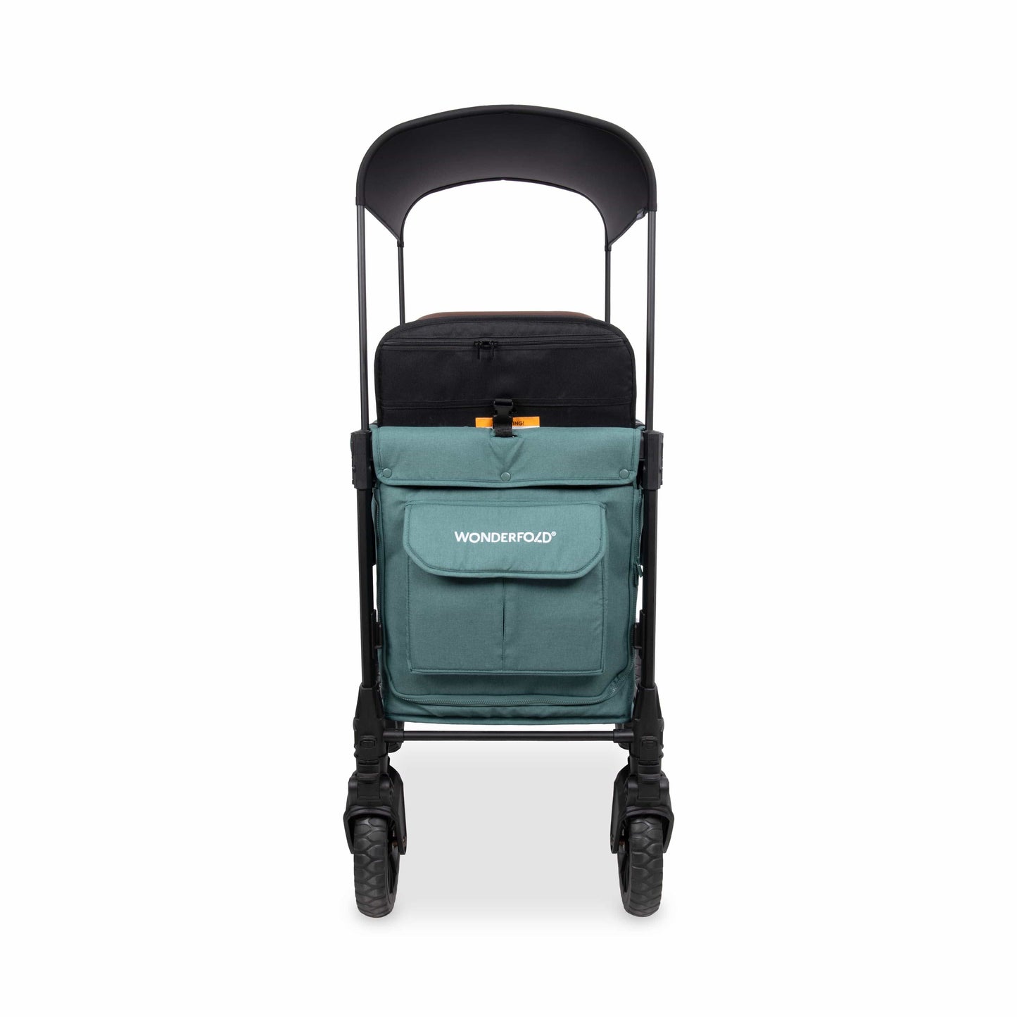 WonderFold W2 Luxe Pro (2 Seater) Double Seater Stroller Wagon - Hunter Green - W2LUXP-HNTGN