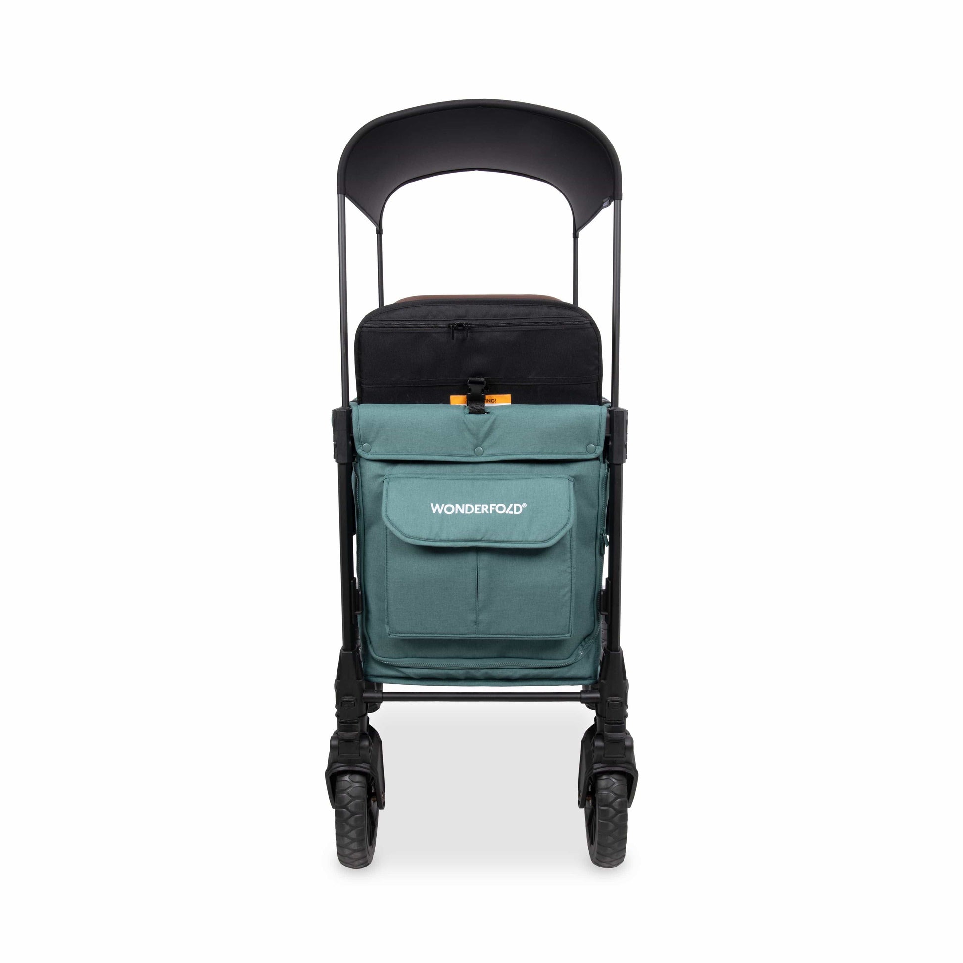 WonderFold W2 Luxe Pro (2 Seater) Double Seater Stroller Wagon - Hunter Green - W2LUXP-HNTGN