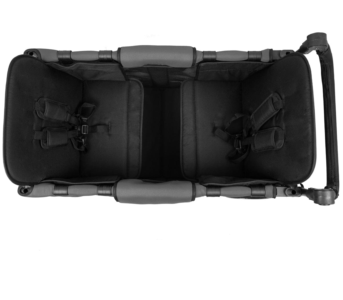 WonderFold W2 Original (2 Seater) Double Stroller Wagon - Gray - W2-GRAY
