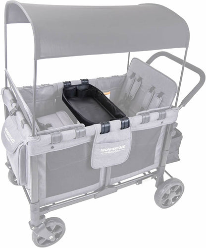 WonderFold W4 Double Sided Snack/Activity Tray with 4 Cup Holders - st04