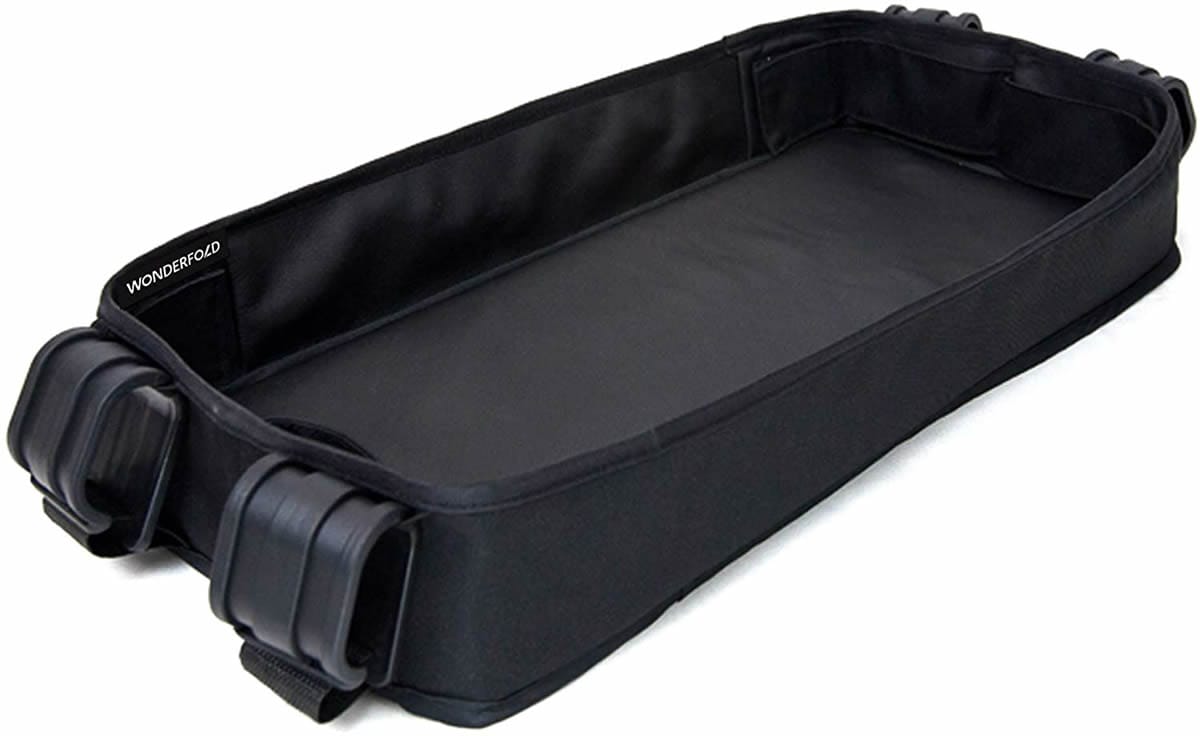 WonderFold W4 Double Sided Snack/Activity Tray with 4 Cup Holders