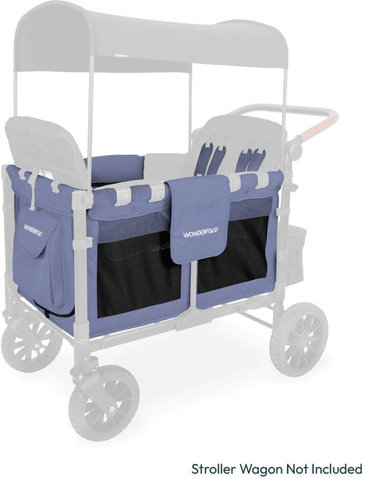 Wonderfold W4 Elite / Luxe Carriage Fabric - Storm Blue - W4CF2-STMBLU