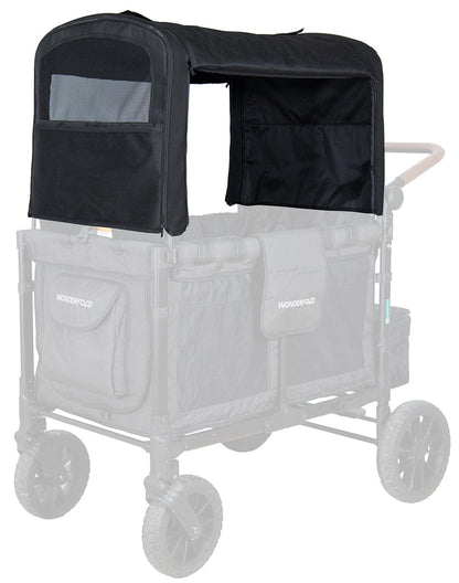 WonderFold W4 Elite / Luxe Flex Canopy - Black - W4ELFLXCPY-BLK