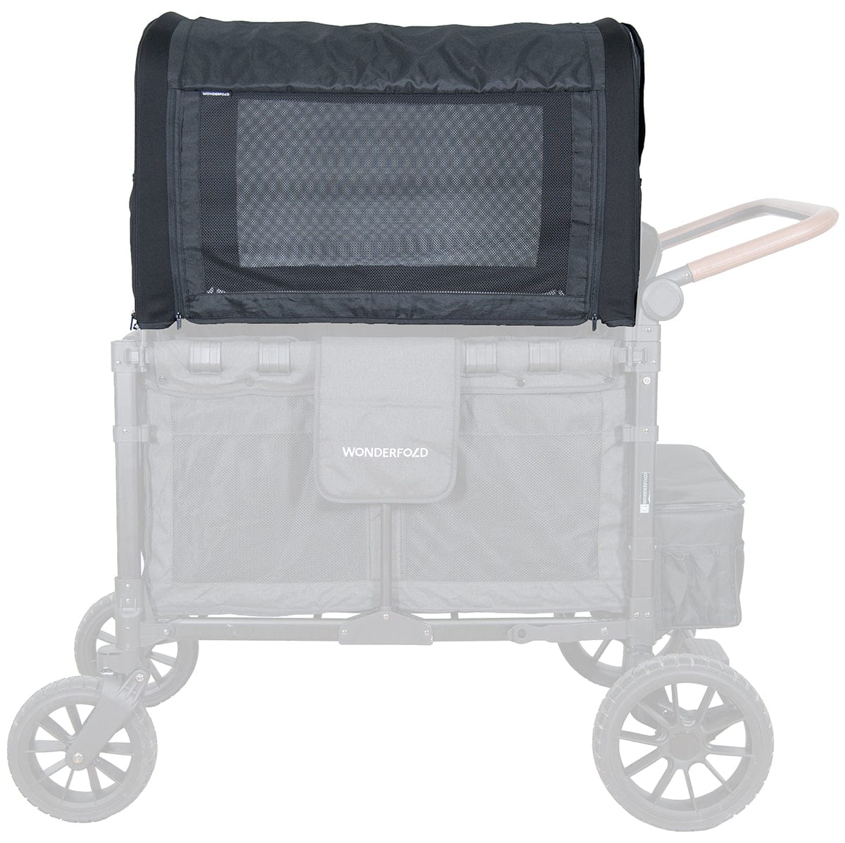 WonderFold W4 Elite / Luxe Flex Canopy - Black - W4ELFLXCPY-BLK
