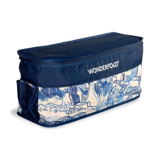 WonderFold W4 Elite/luxe Rear Basket - Van Gogh Landscape With Houses - W4ELRBF-VGLH