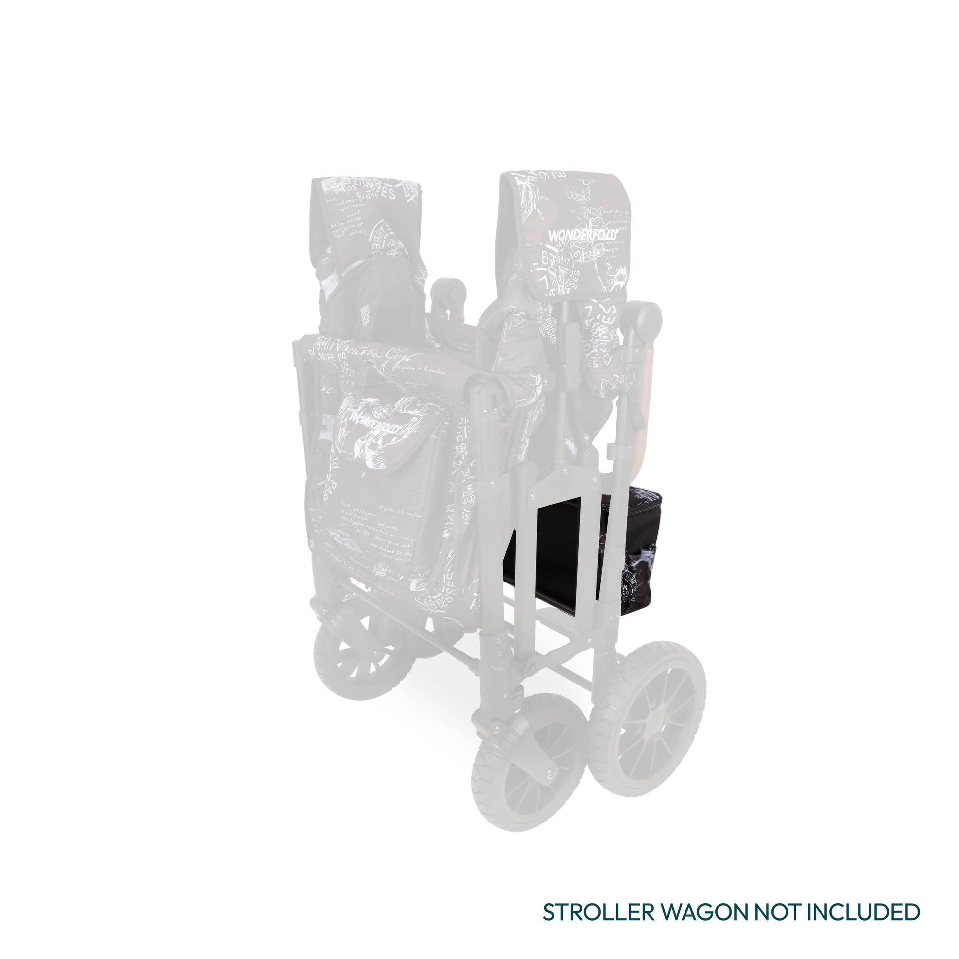 WonderFold W4 Elite/luxe Rear Basket - Van Gogh Sketches - W4ELRBF-VGSK