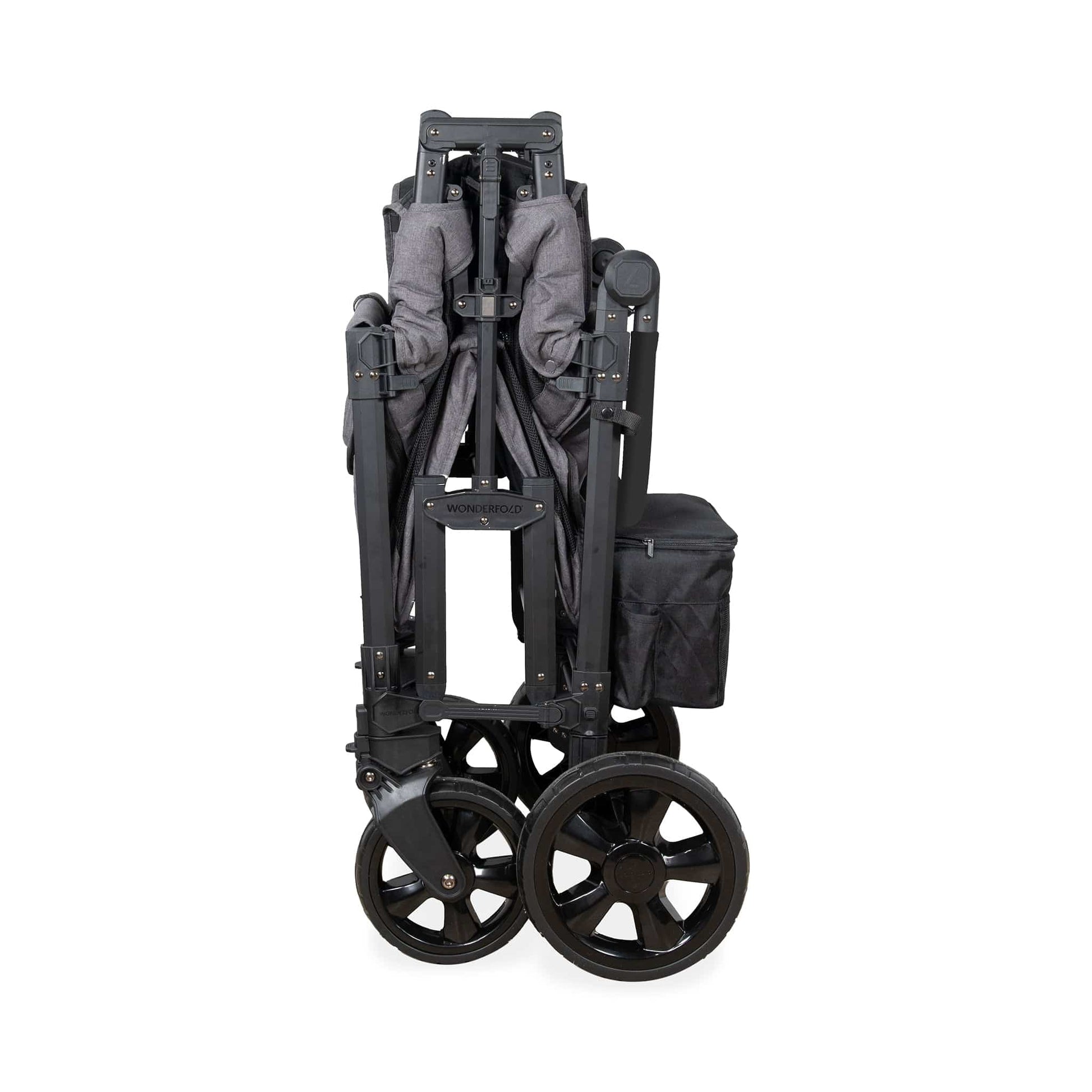WonderFold W4 Elite Pro (4 Seater) Stroller Wagon - Charcoal Gray - W4ELTP-GRY