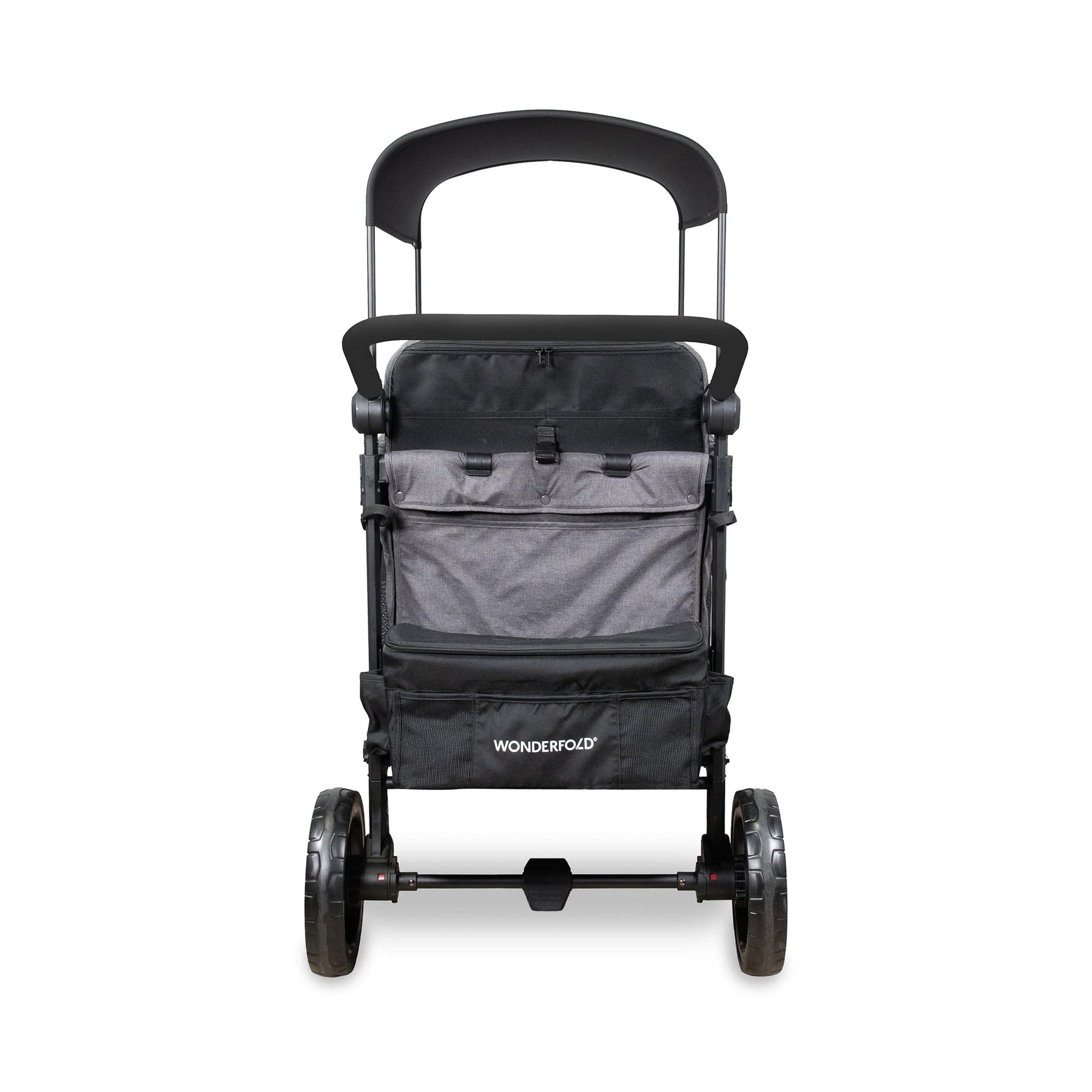 WonderFold W4 Elite Pro (4 Seater) Stroller Wagon - Charcoal Gray - W4ELTP-GRY