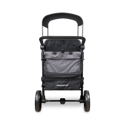 WonderFold W4 Elite Pro (4 Seater) Stroller Wagon - Charcoal Gray - W4ELTP-GRY