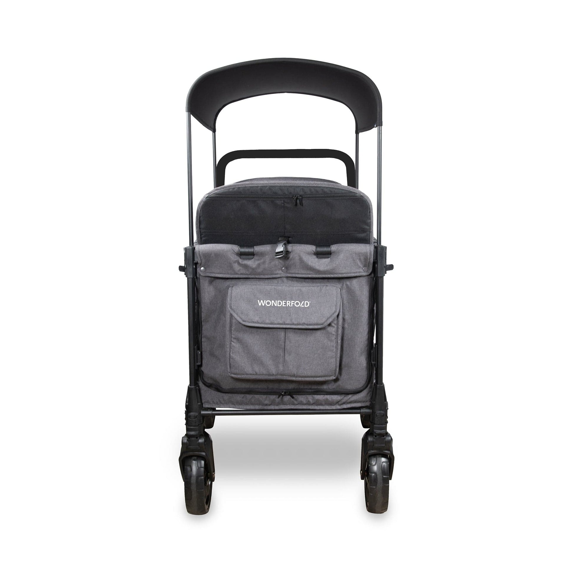 WonderFold W4 Elite Pro (4 Seater) Stroller Wagon - Charcoal Gray - W4ELTP-GRY