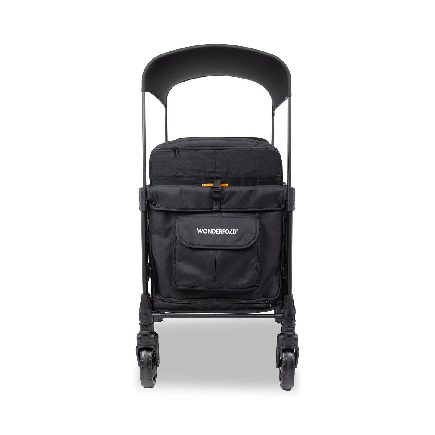 WonderFold W4 Elite Pro (4 Seater) Stroller Wagon - Jet Black - W4ELTP-JBLK