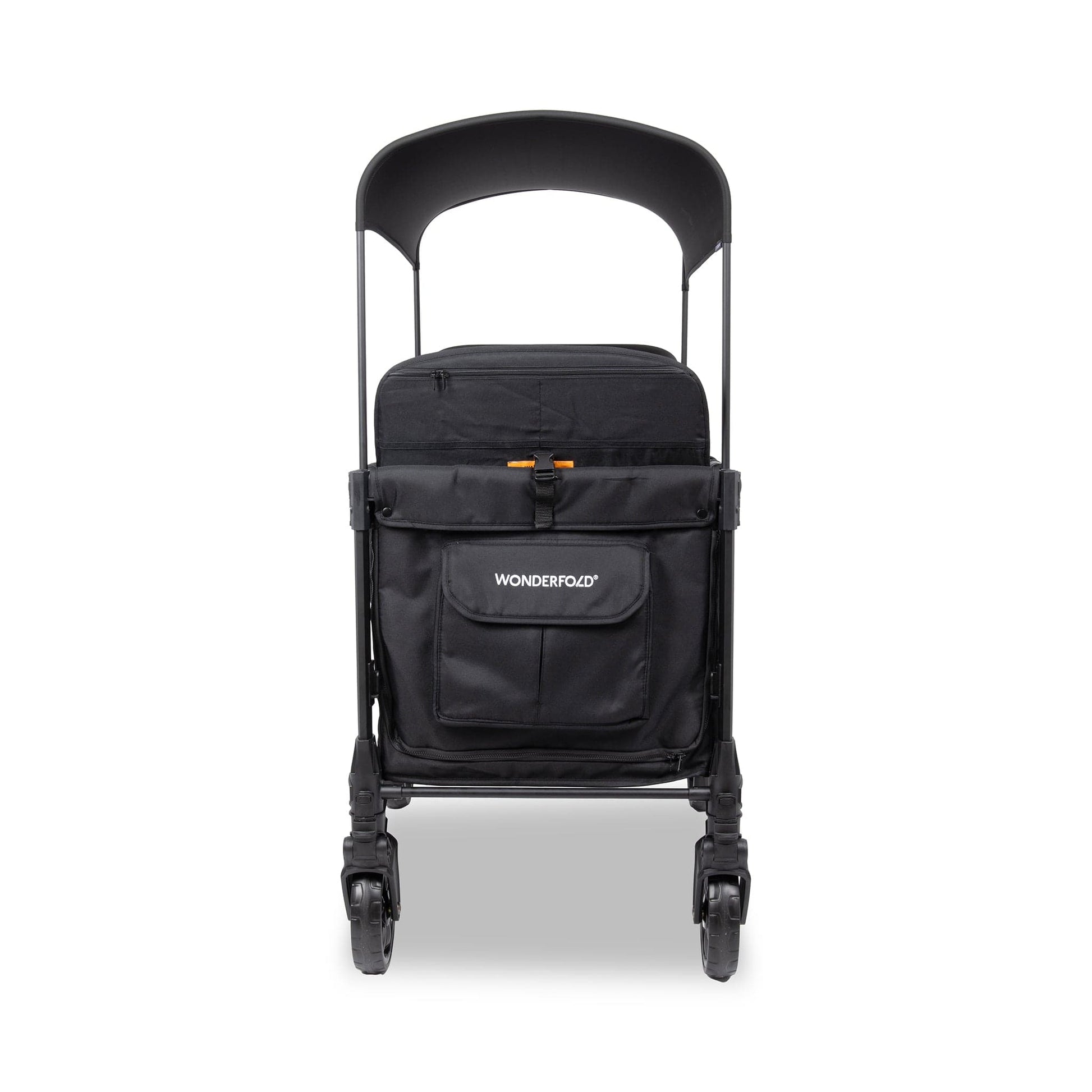 WonderFold W4 Elite Pro (4 Seater) Stroller Wagon - Jet Black - W4ELTP-JBLK