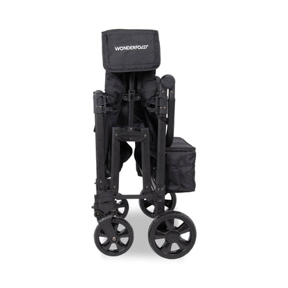 WonderFold W4 Elite Pro (4 Seater) Stroller Wagon - Jet Black - W4ELTP-JBLK