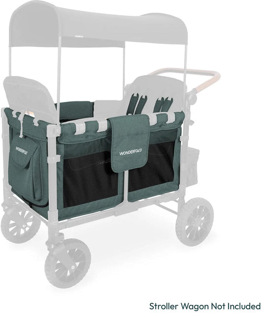 WonderFold W4 Elite / W4 Luxe Carriage Fabric - Hunter Green - W4CF2-HNTGN