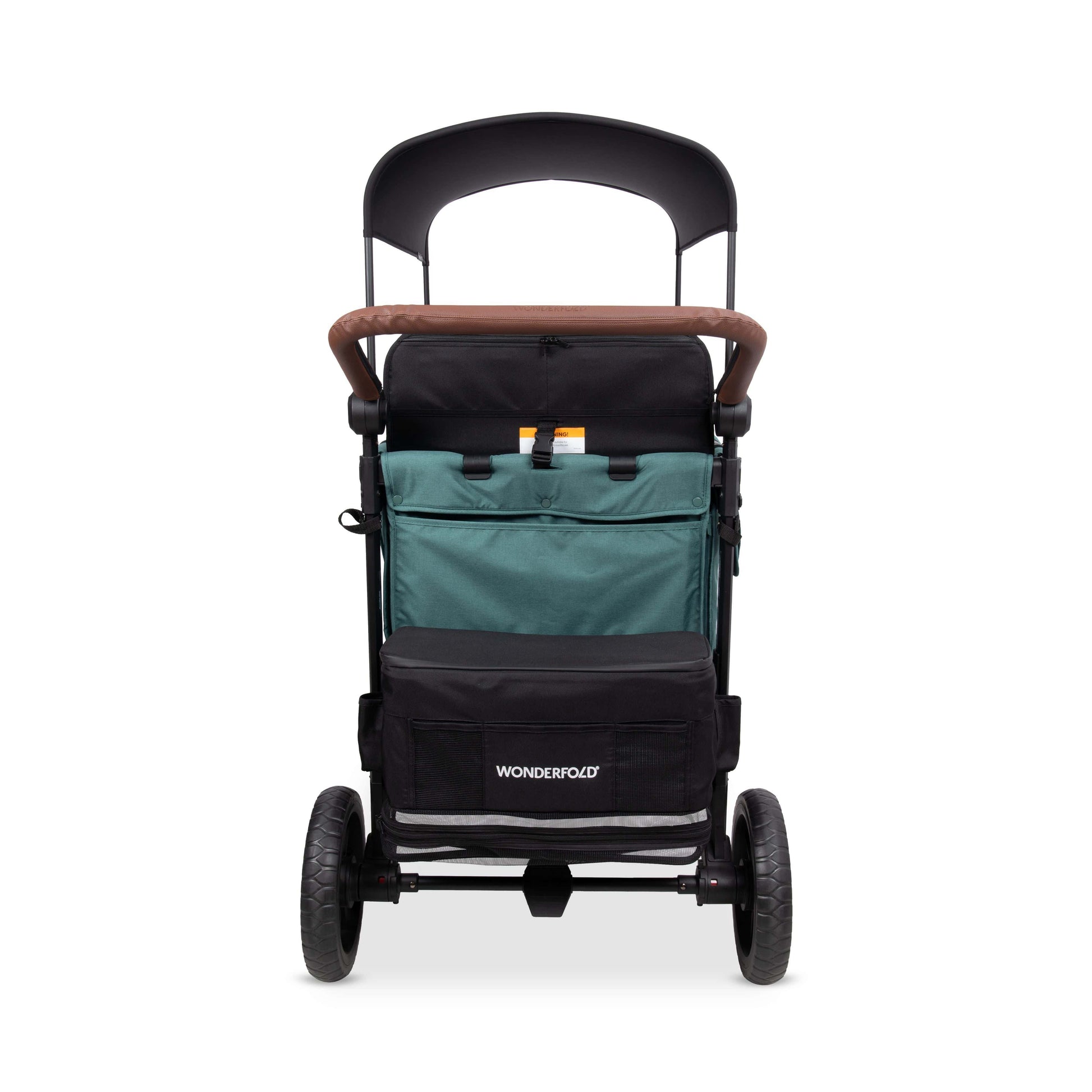 WonderFold W4 Luxe Pro (4 Seater) Stroller Wagon - Hunter Green - W4LUXP-HNTGN