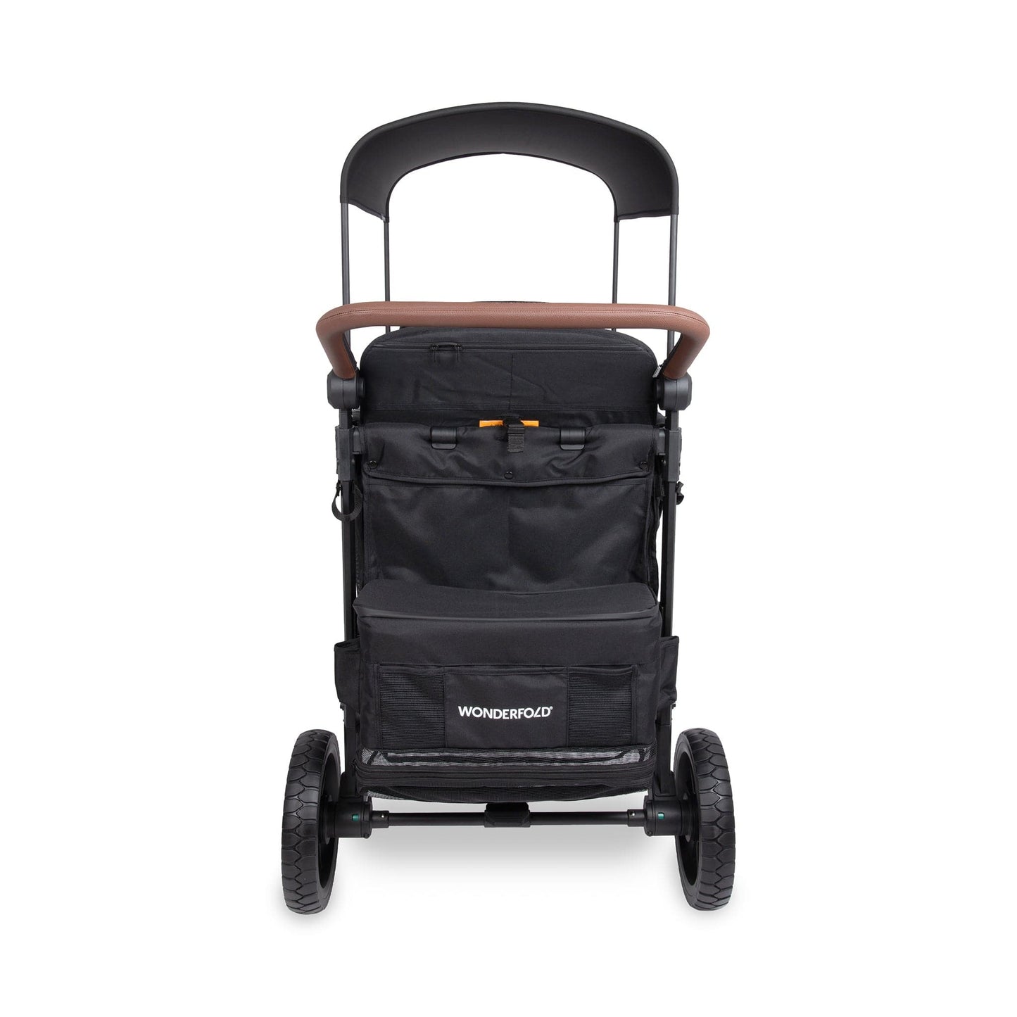 WonderFold W4 Luxe Pro (4 Seater) Stroller Wagon - Jet Black - W4LUXP-JBLK