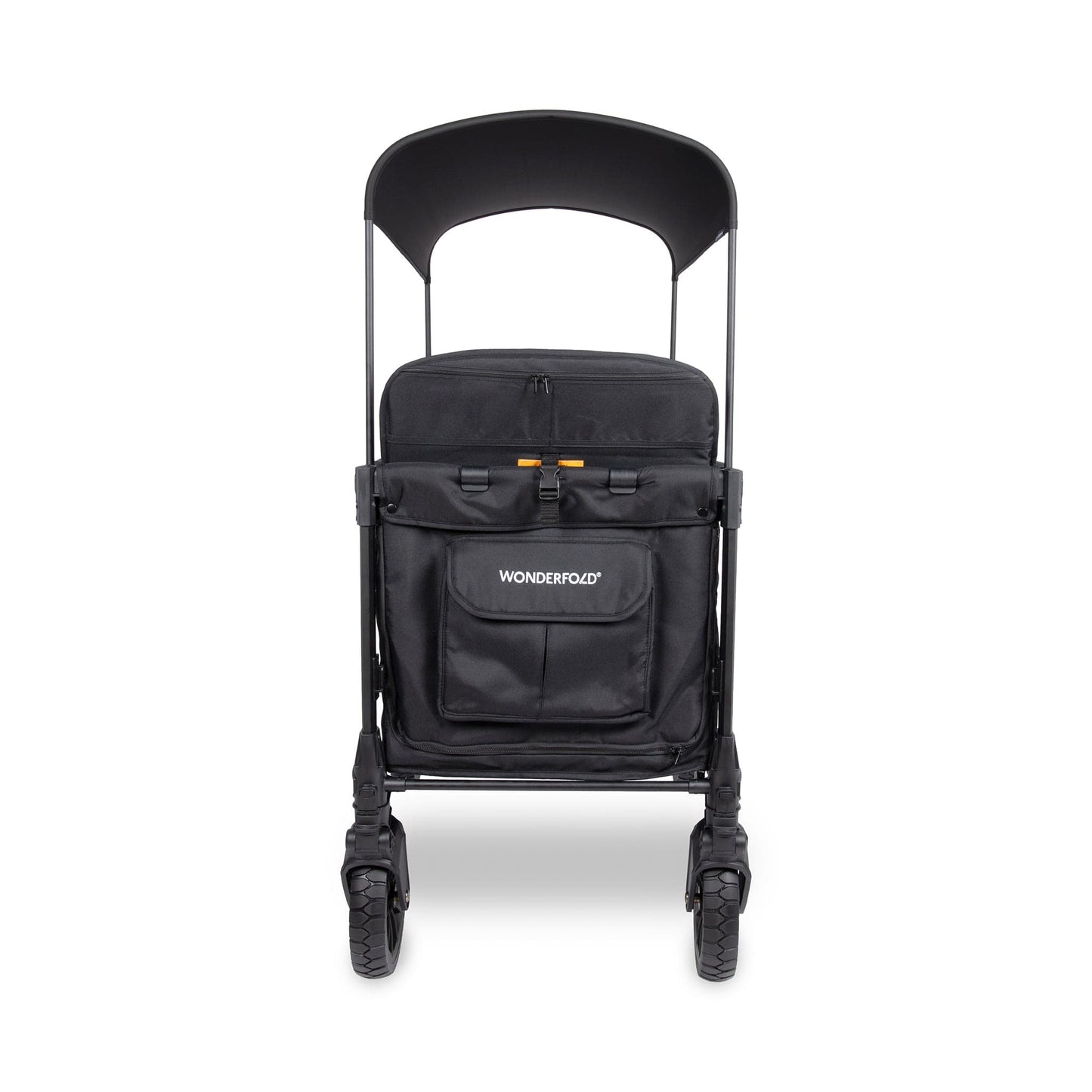 WonderFold W4 Luxe Pro (4 Seater) Stroller Wagon - Jet Black - W4LUXP-JBLK