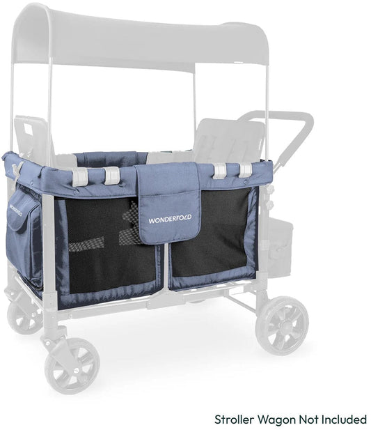 WonderFold W4 Original Carriage Fabric - Storm Blue - W4CF-STMBLU