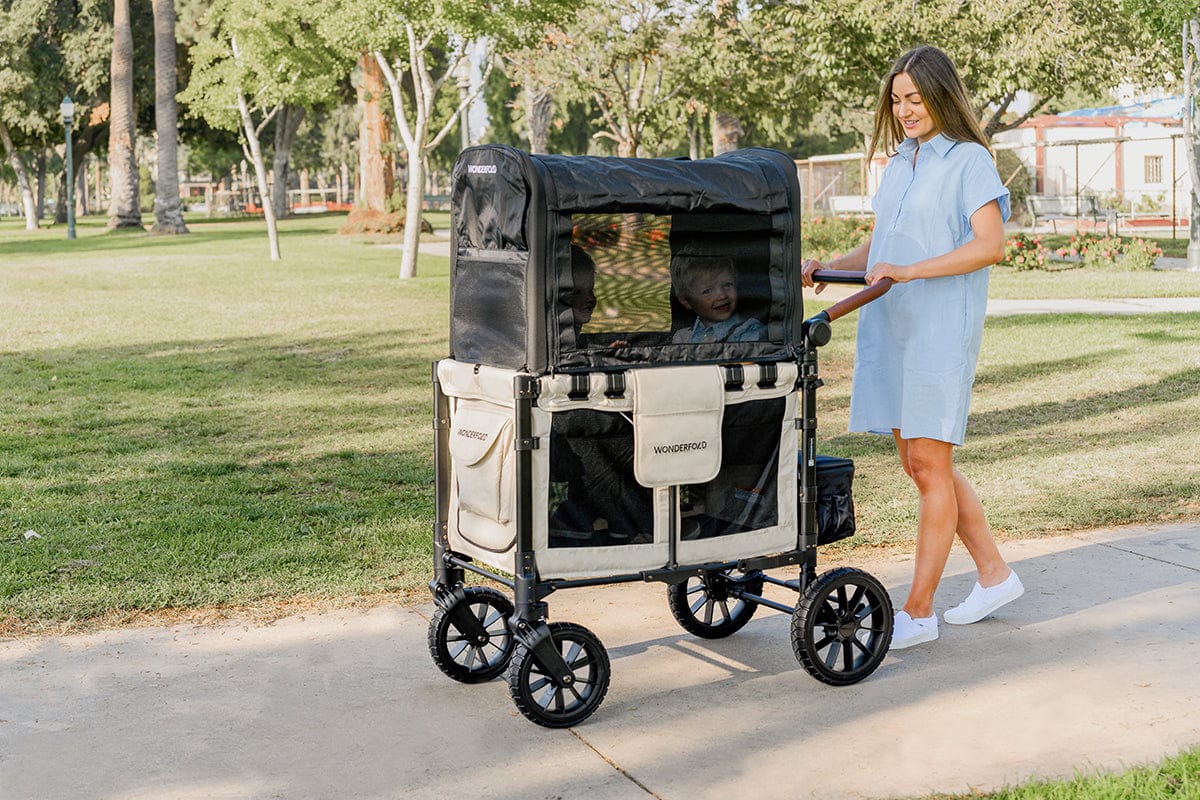 WonderFold W4 Original Flex Canopy - Black - W4OGFLXCPY-BLK
